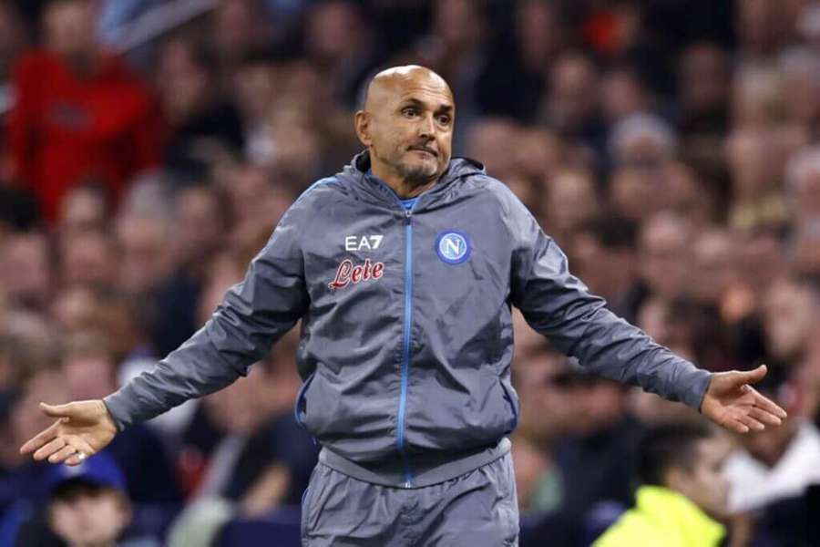 Spalletti podczas meczu z Napoli w poprzednim sezonie.