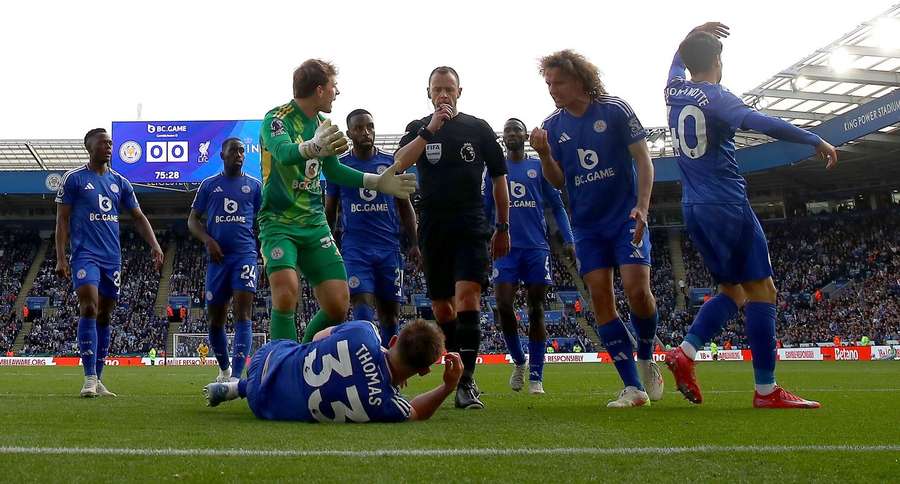 Leicester players did not have a stomach for a battle for relegation.