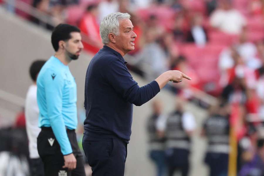 Mourinho no Estádio da Luz