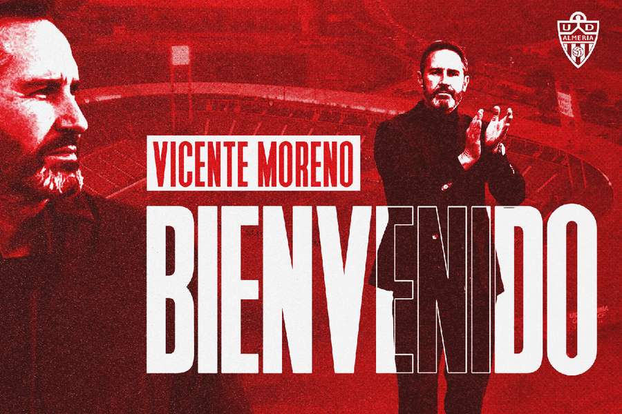 Vicente Moreno, nuevo entrenador del Almería