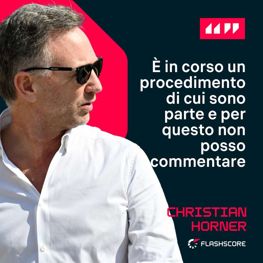 Le parole di Horner Le parole di Horner