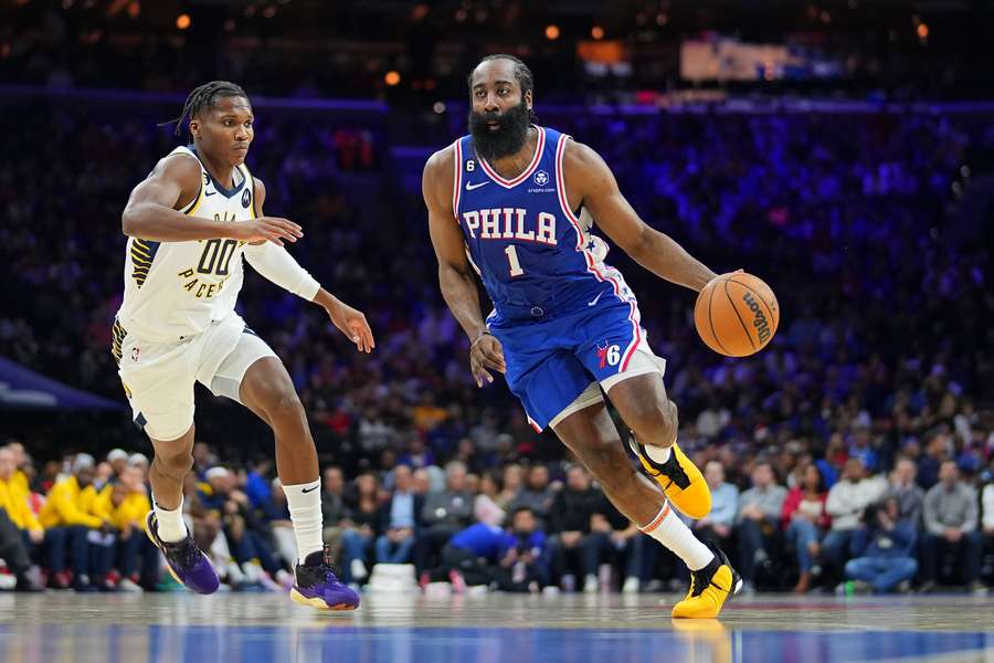 James Harden comanda os 76ers em vitória sobre os Pacers