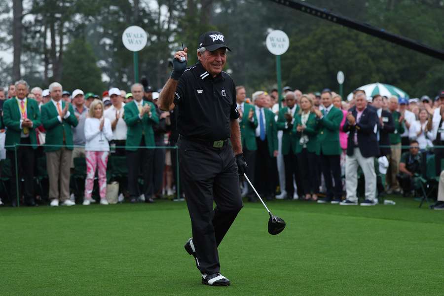 South Africa's Gary Player also took part in the ceremony