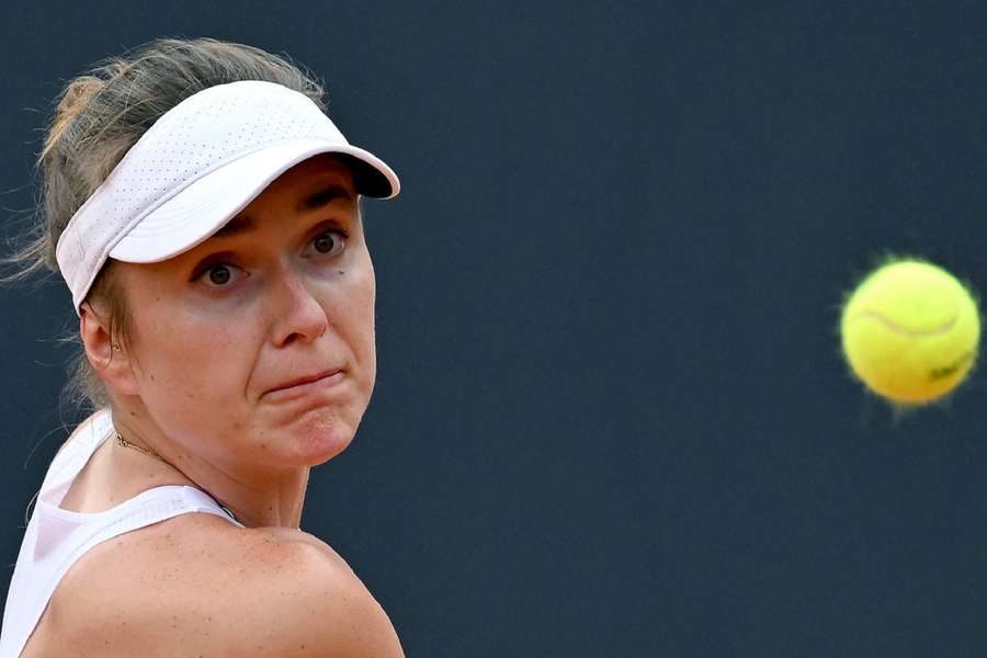 Elina Svitolina tijdens het toernooi in Rome