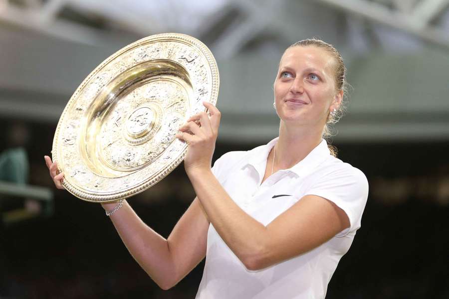 Kvitova won Wimbledon in 2011 and 2014