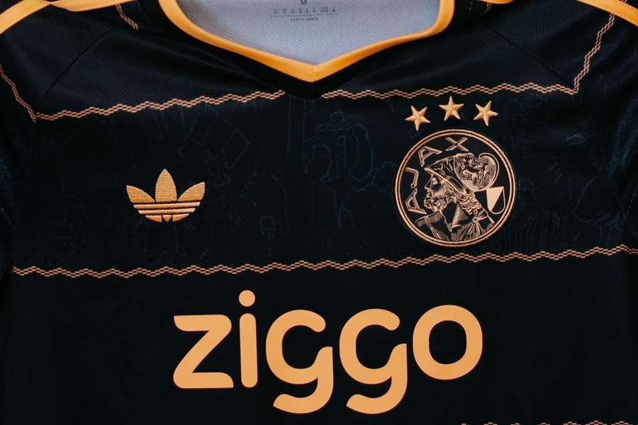 Ajax's new black-and-orange away kit rocks an ancient Greek design