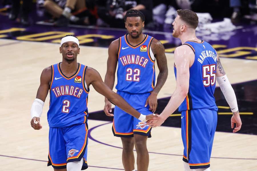 The Thunder are into the Western Conference finals for a second-straight year