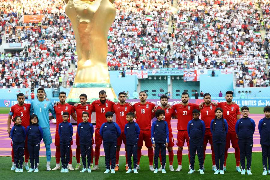 Iranian World Cup squad refused to sing the anthem
