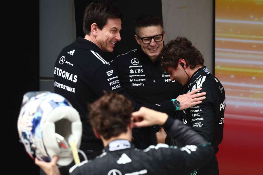 Wolff con Antonelli e Bonnington Wolff con Antonelli e Bonnington