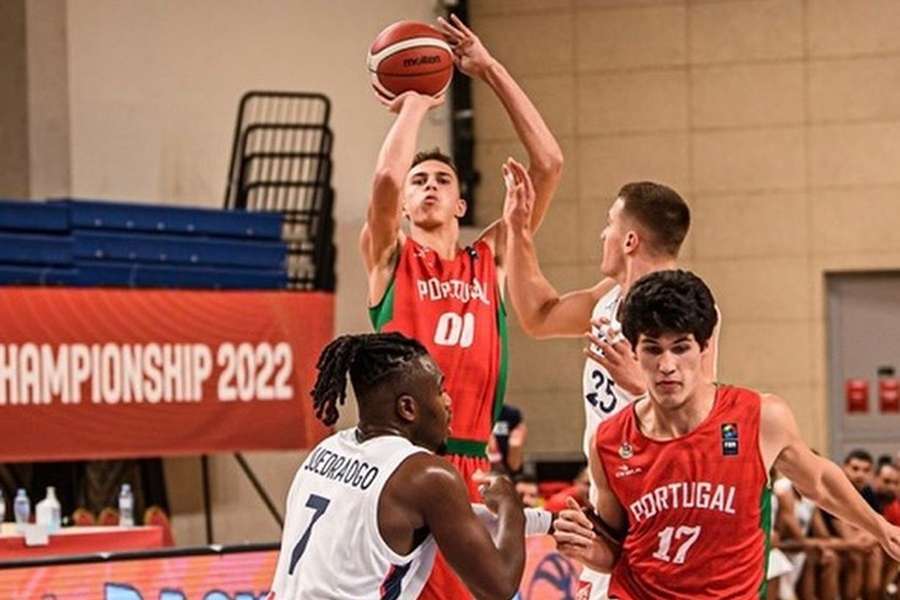 Rúben Prey ao serviço da seleção portuguesa.