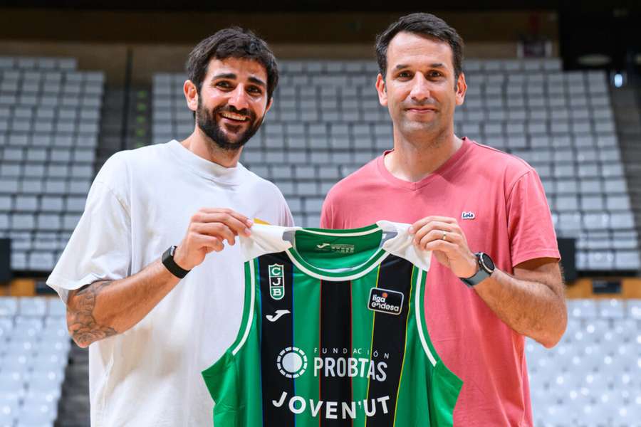 Ricky Rubio, en su presentación con el Joventut