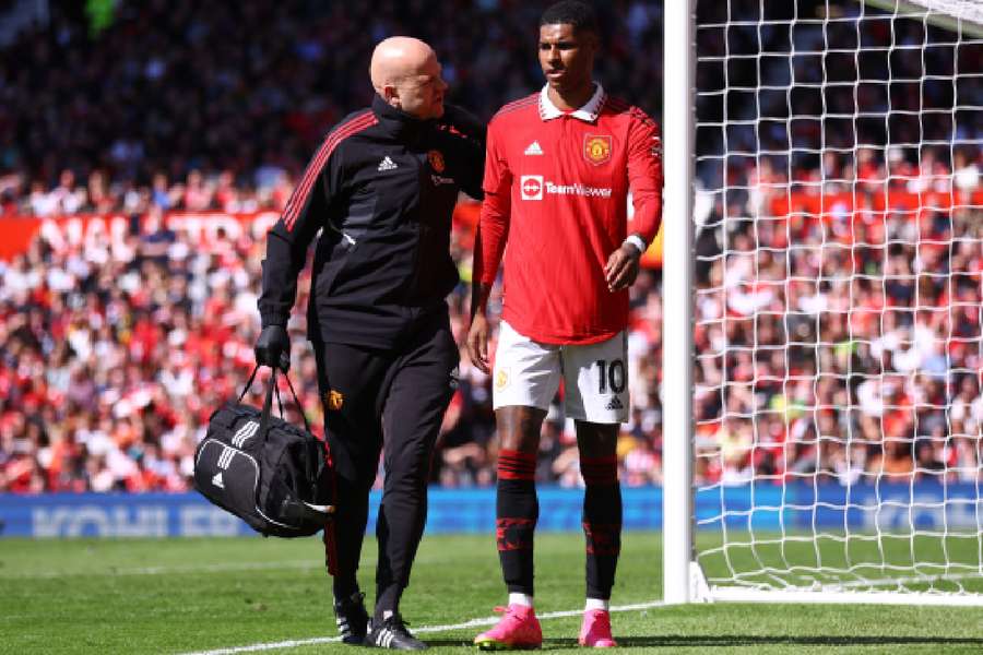 Rashford sentiu dores na virilha neste sábado