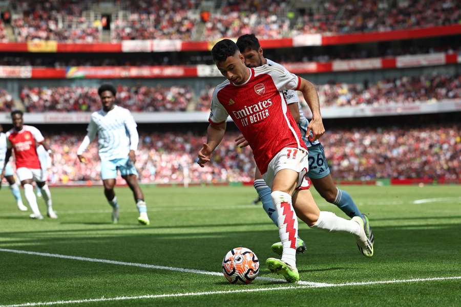 Jogada do primeiro gol veio dos pés de Martinelli