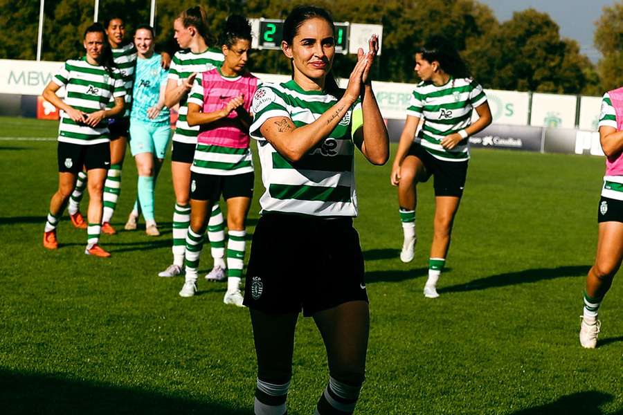 Brenda Pérez, capitã do Sporting Brenda Pérez, capitã do Sporting