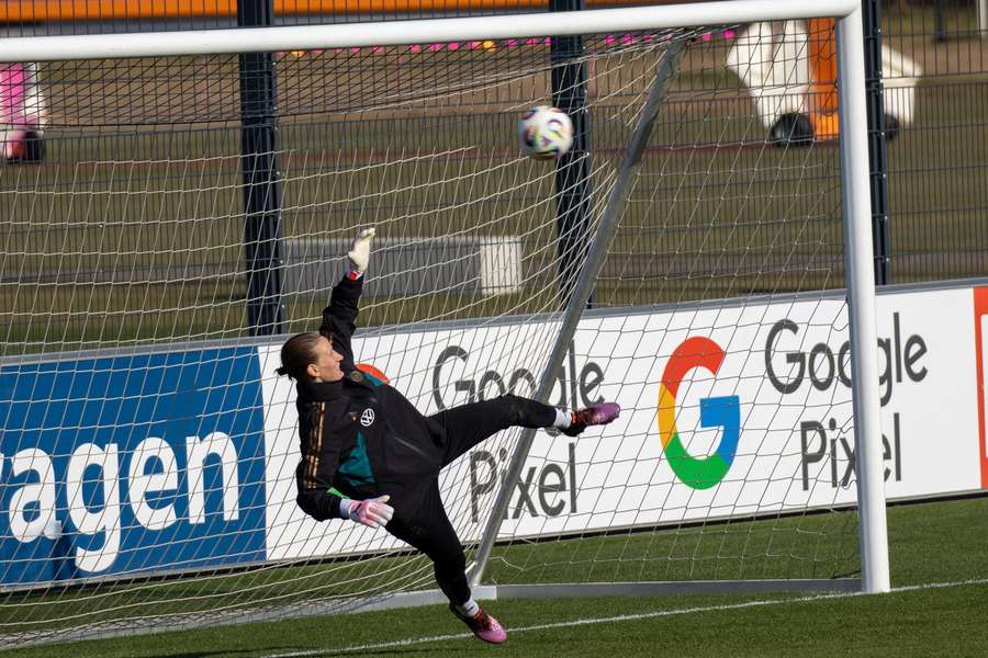 Ann-Katrin Berger im DFB-Training