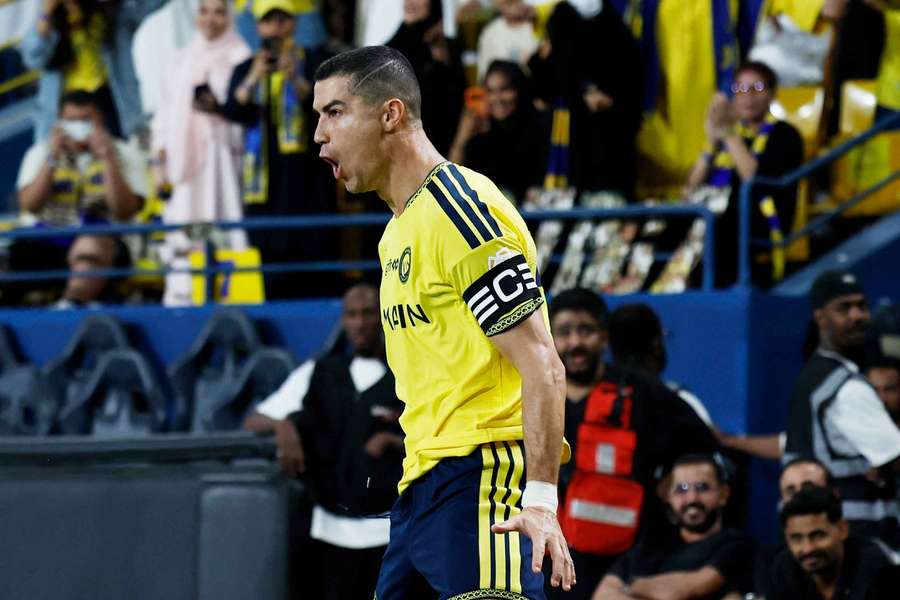 Ronaldo festeja pelo Al Nassr