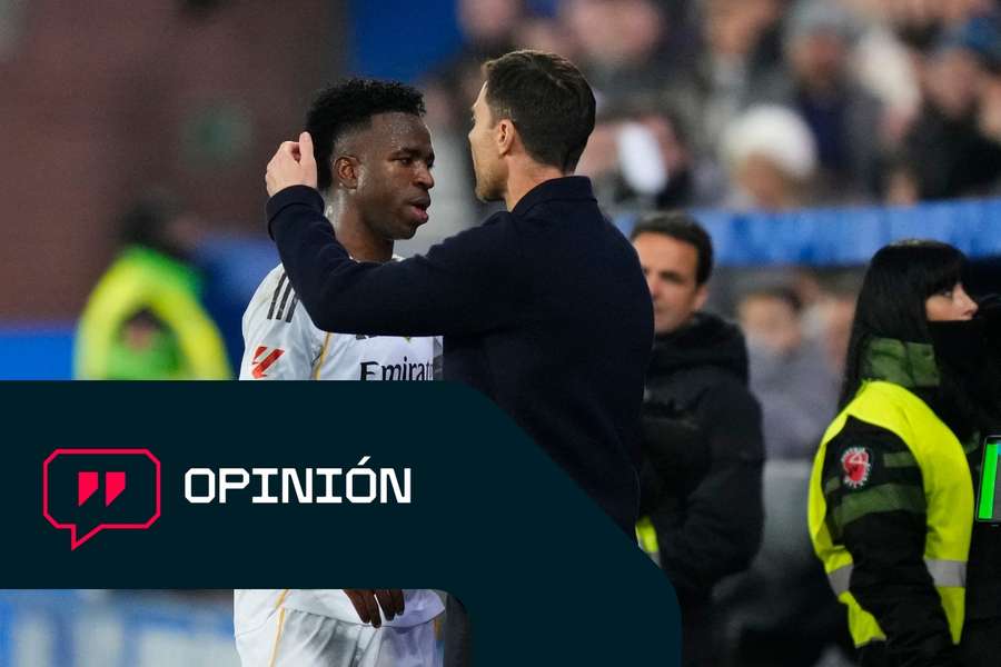 Xabi Alonso dejó sin jugar a Vinicius en Talavera Xabi Alonso dejó sin jugar a Vinicius en Talavera