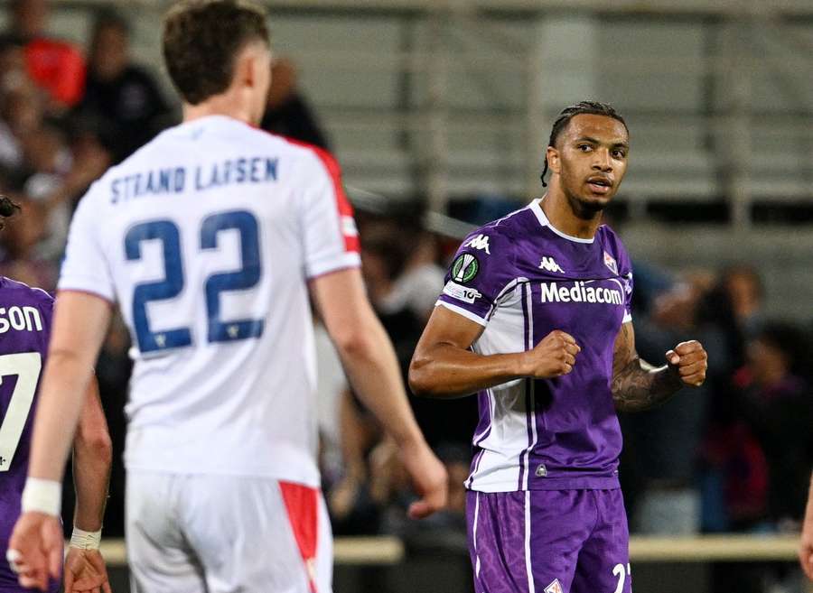 L'esultanza di Ndour