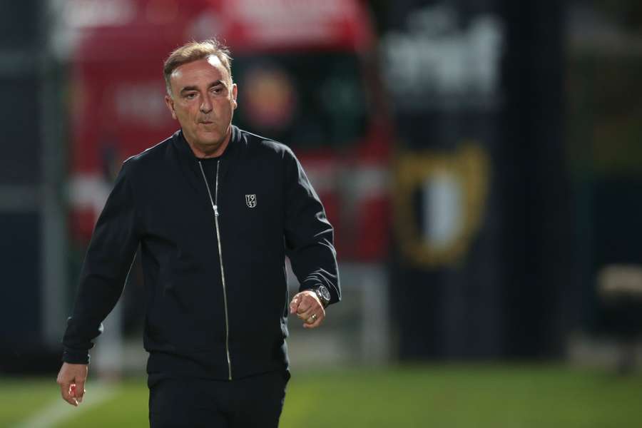 O treinador do Famalicão, Carlos Carvalhal O treinador do Famalicão, Carlos Carvalhal