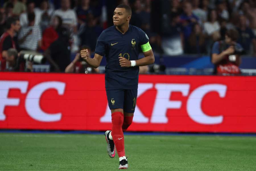 Kylian Mbappe scoorde de enige goal