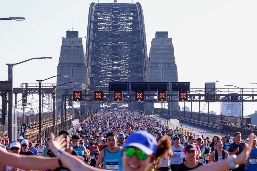 De marathon van Sydney is uitgegroeid tot een evenement van wereldformaat