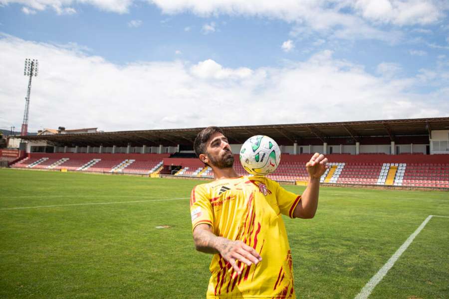 Rodrigo Pinho com as cores do AFS Rodrigo Pinho com as cores do AFS