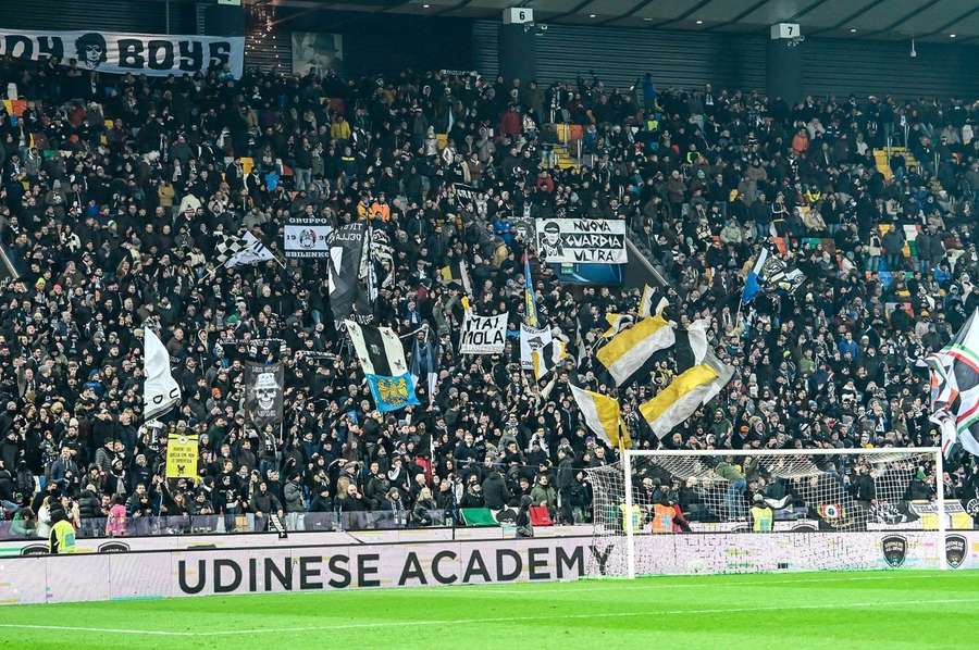 Udinese udelukker racistisk fan på livstid efter skandale