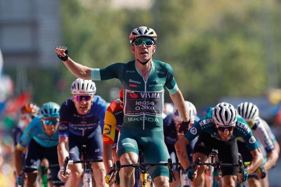 Wout van Aert wint zijn tweede etappe in de Ronde van Spanje