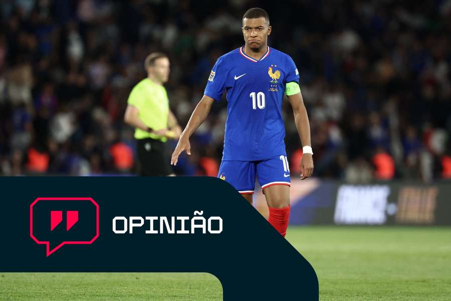 Kylian Mbappé contra a Itália em setembro passado