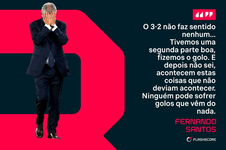 Fernando Santos: "Disse aos jogadores que era importante manter o foco no jogo"