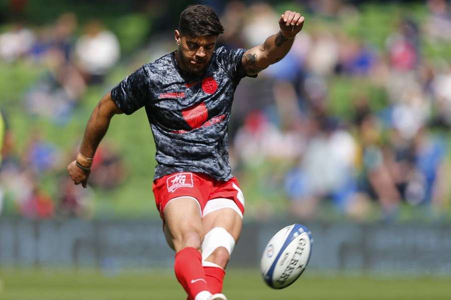 Romain Ntamack reprend du service à l'entraînement.