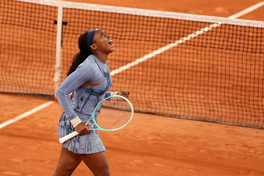 Coco Gauff eliminou a compatriota Madison Keys