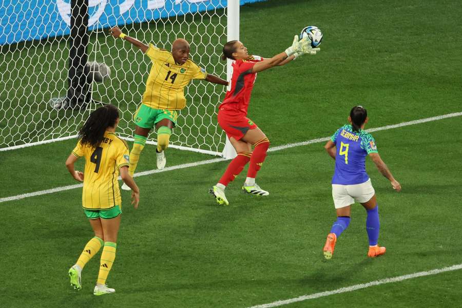 Becky Spencer put in a player-of-the-match performance to keep a clean sheet against Brazil