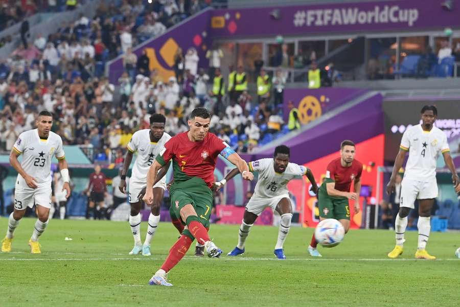 Cristiano Ronaldo a marcat din penalty în meciul cu Ghana