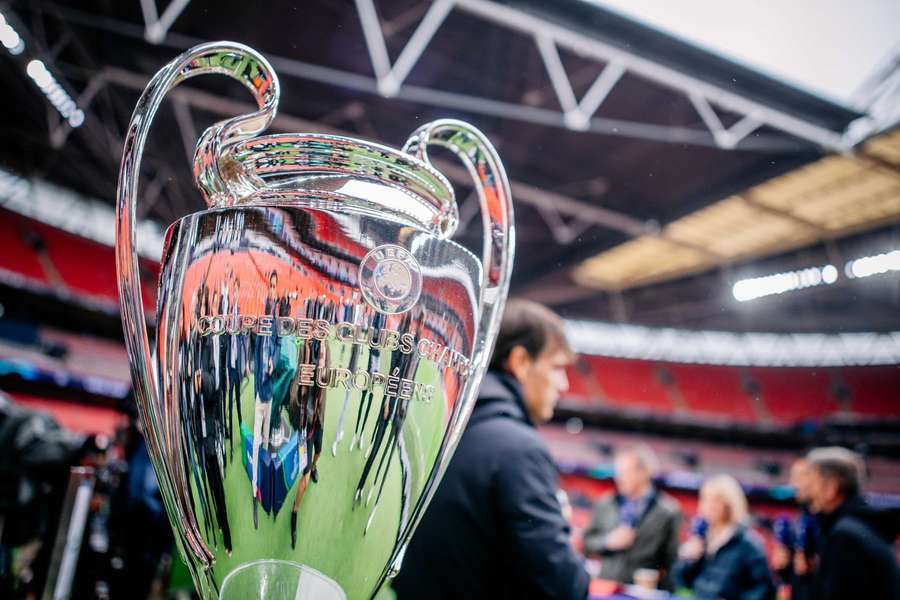 O troféu da Liga dos Campeões