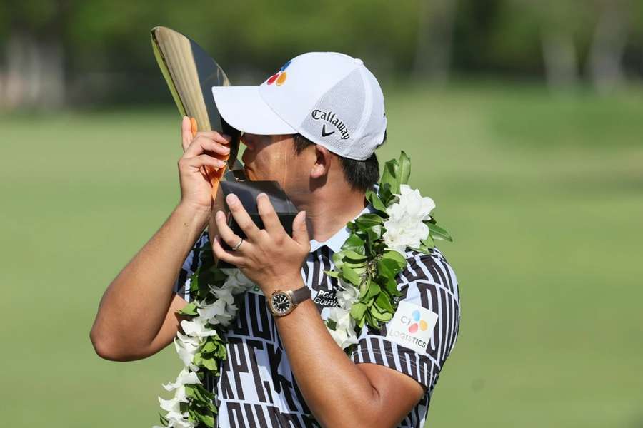 Kim with his fourth PGA title