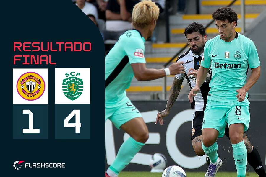Pedro Gonçalves fez um hat-trick