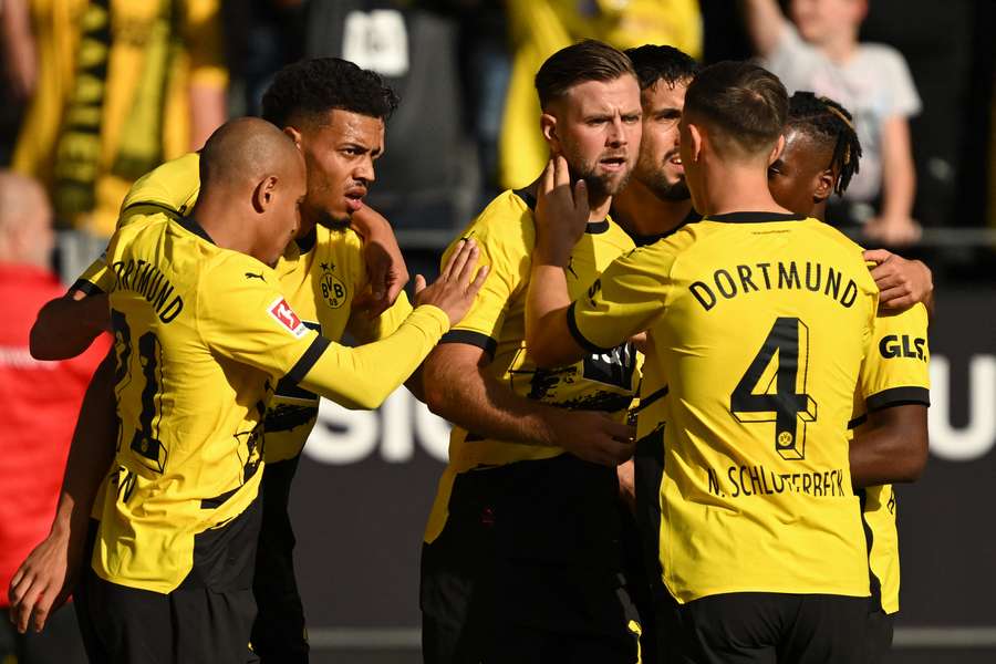 O Dortmund venceu em casa