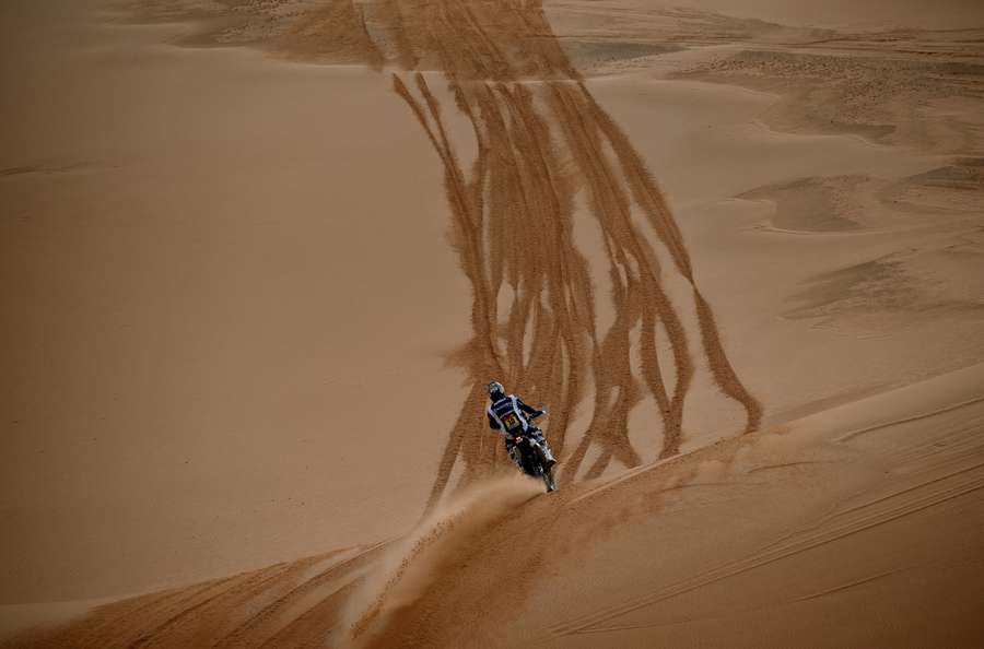 US' biker Howes Kyler competes during Stage 9