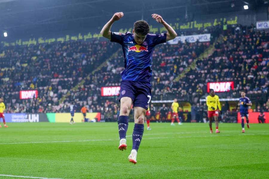 Dan James scored twice as Leeds crushed Watford 4-0 