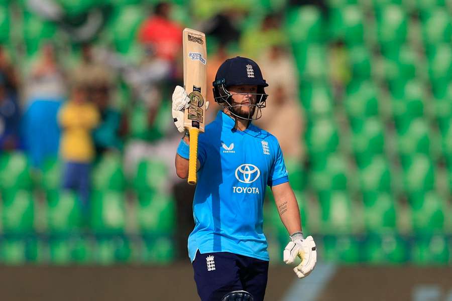 England's Ben Duckett celebrates England's Ben Duckett celebrates