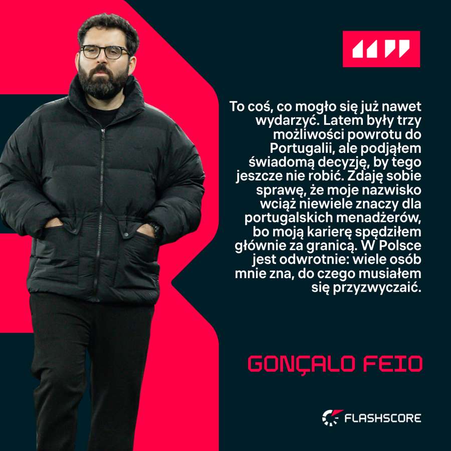Goncalo Feio o powrocie do Portugalii