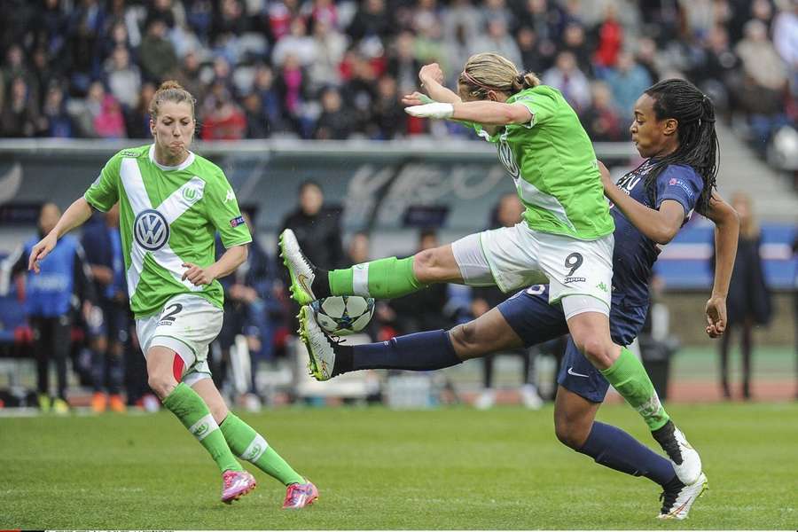 Das letzte Duell zwischen Wolfsburg und PSG im Champions League Halbfinale 2015