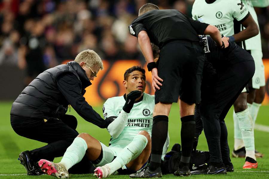 Thiago Silva sustained an injury against Crystal Palace
