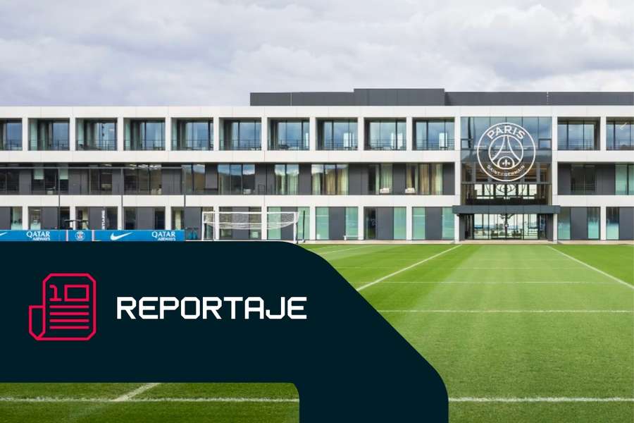 El campo de entrenamiento del Campus del PSG en Poissy El campo de entrenamiento del Campus del PSG en Poissy