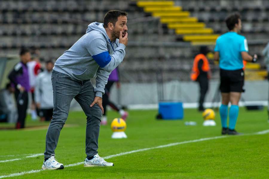 Vasco Matos, treinador do Santa Clara