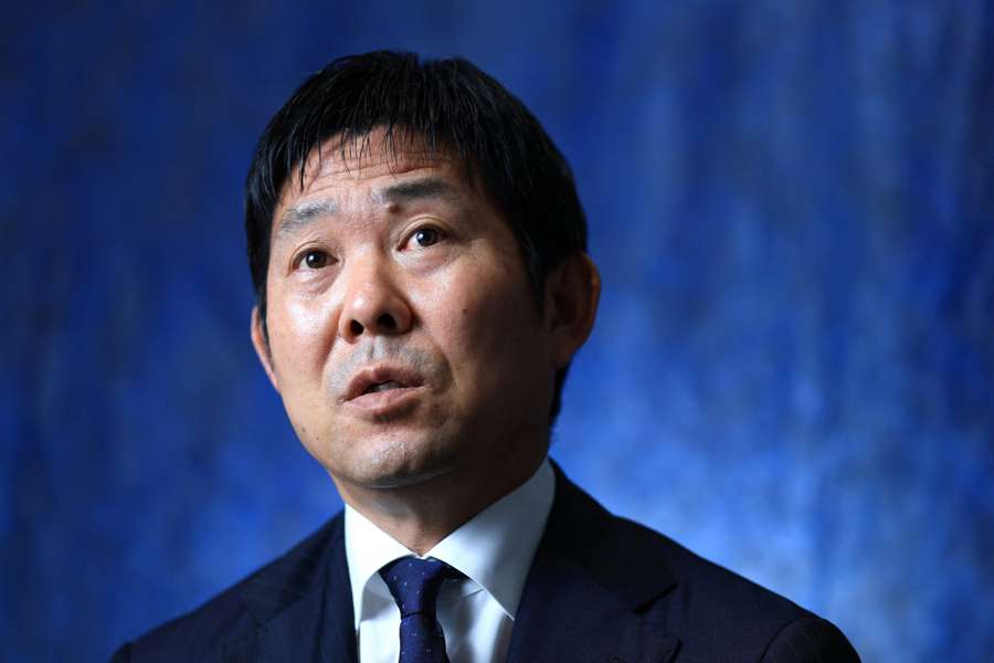 Hajime Moriyasu legt hohen Wert auf eine perfekte Ausstrahlung Hajime Moriyasu legt hohen Wert auf eine perfekte Ausstrahlung