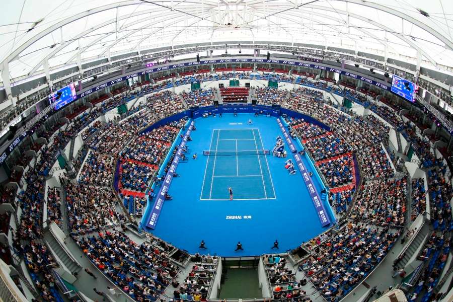 Arena onde o evento será disputado, no sul da China