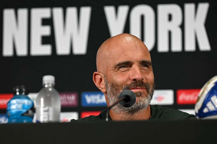 Enzo Maresca, durante la rueda de prensa en el MetLife Stadium
