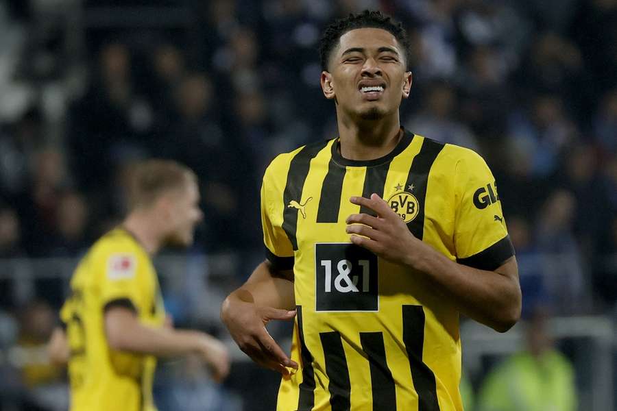 Bellingham in het shirt van Dortmund